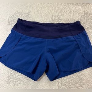 Lululemon running lined shorts